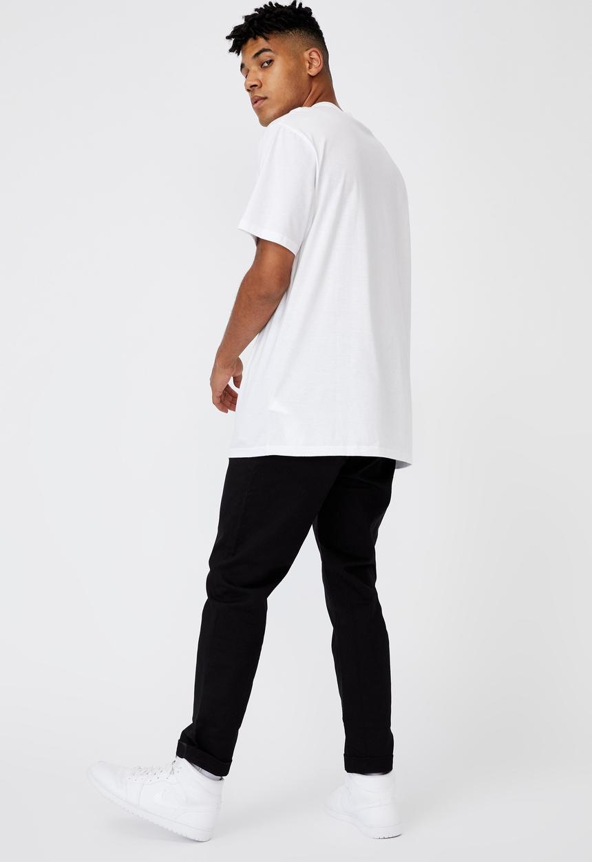 Factorie - Slim straight chino - black
