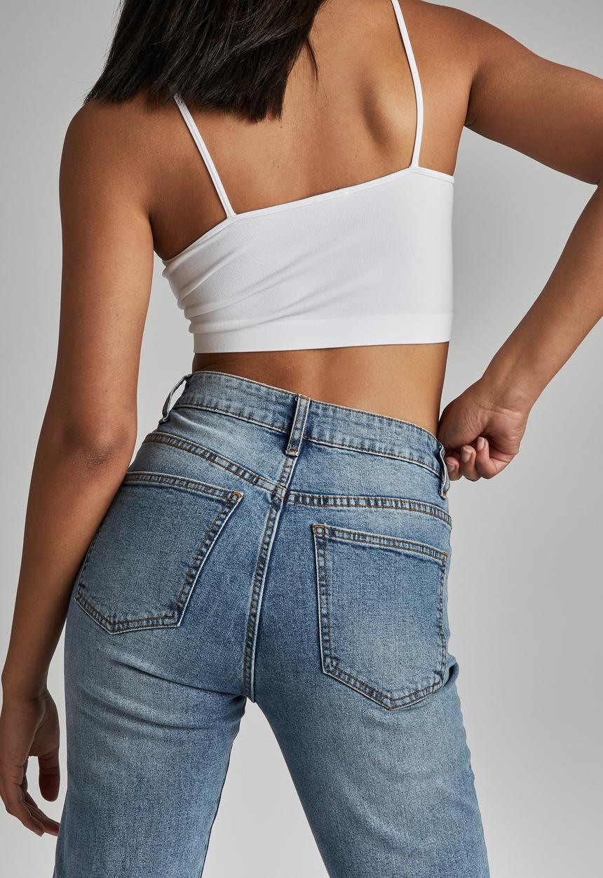 Cotton On - Straight stretch jean - blue 