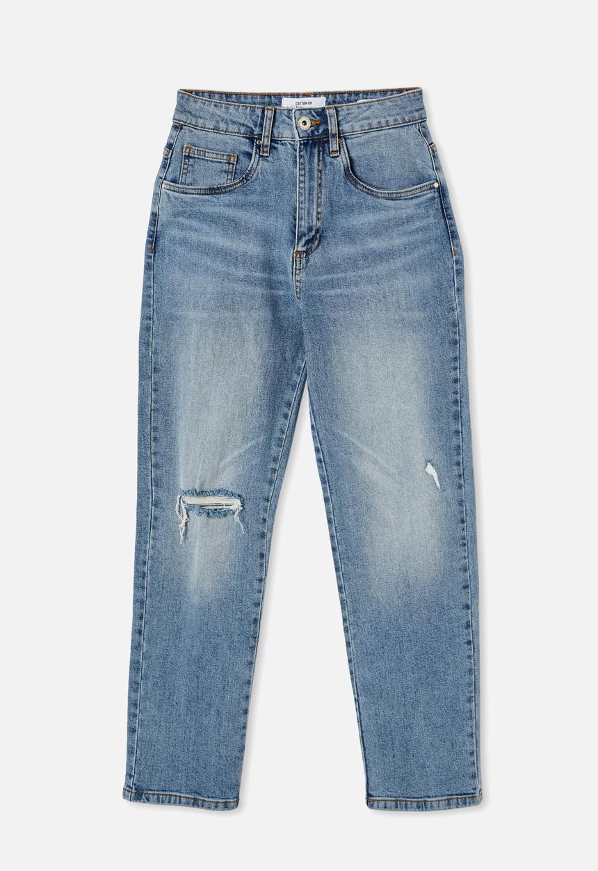 Cotton On - Straight stretch jean - blue 