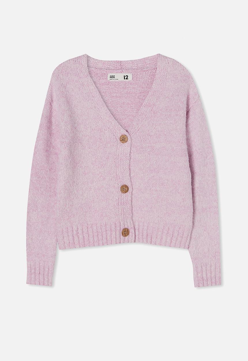 Free by Cotton On - Maggie cropped cardigan - pale violet