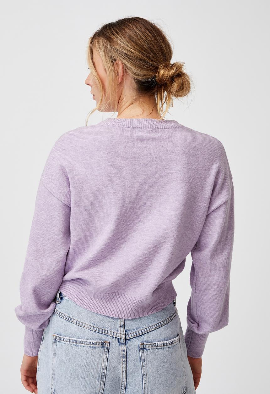 Cotton On - Ultimate crew pullover - lilac