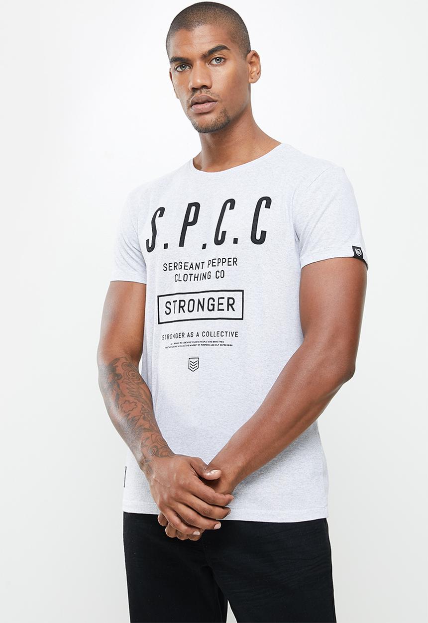 S.P.C.C - Kyro straight hem tee - grey