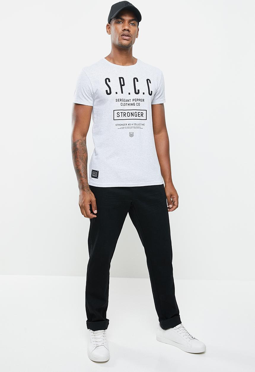 S.P.C.C - Kyro straight hem tee - grey