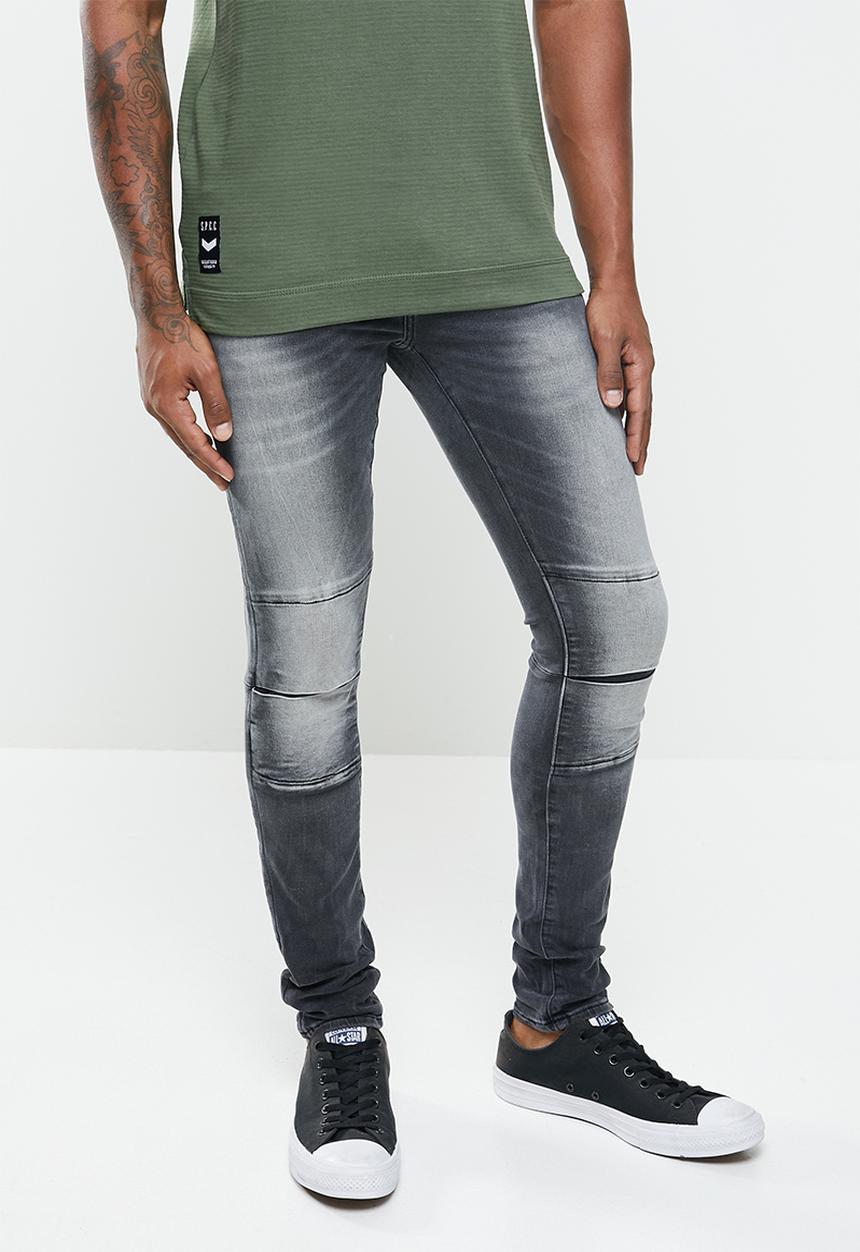 S.P.C.C - Dark matter super skinny jeans - black