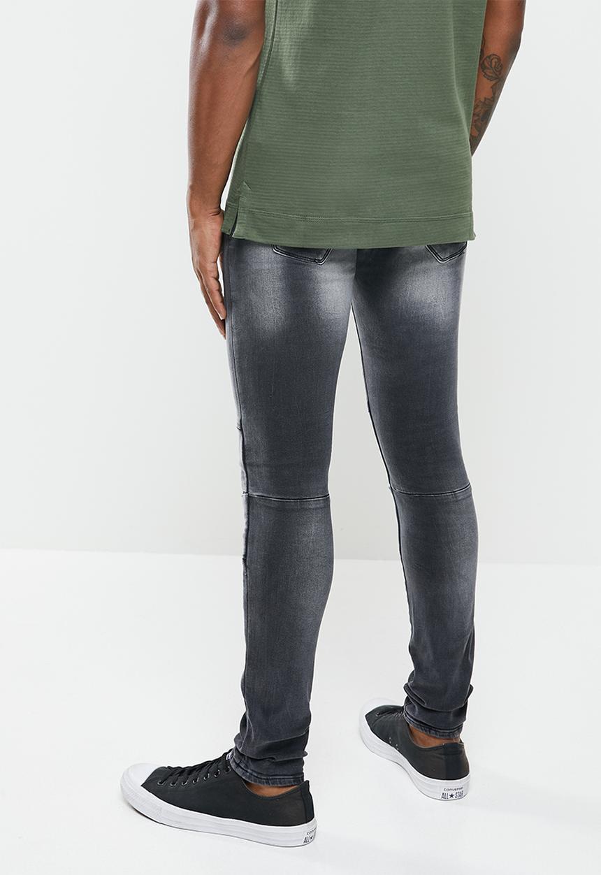 S.P.C.C - Dark matter super skinny jeans - black