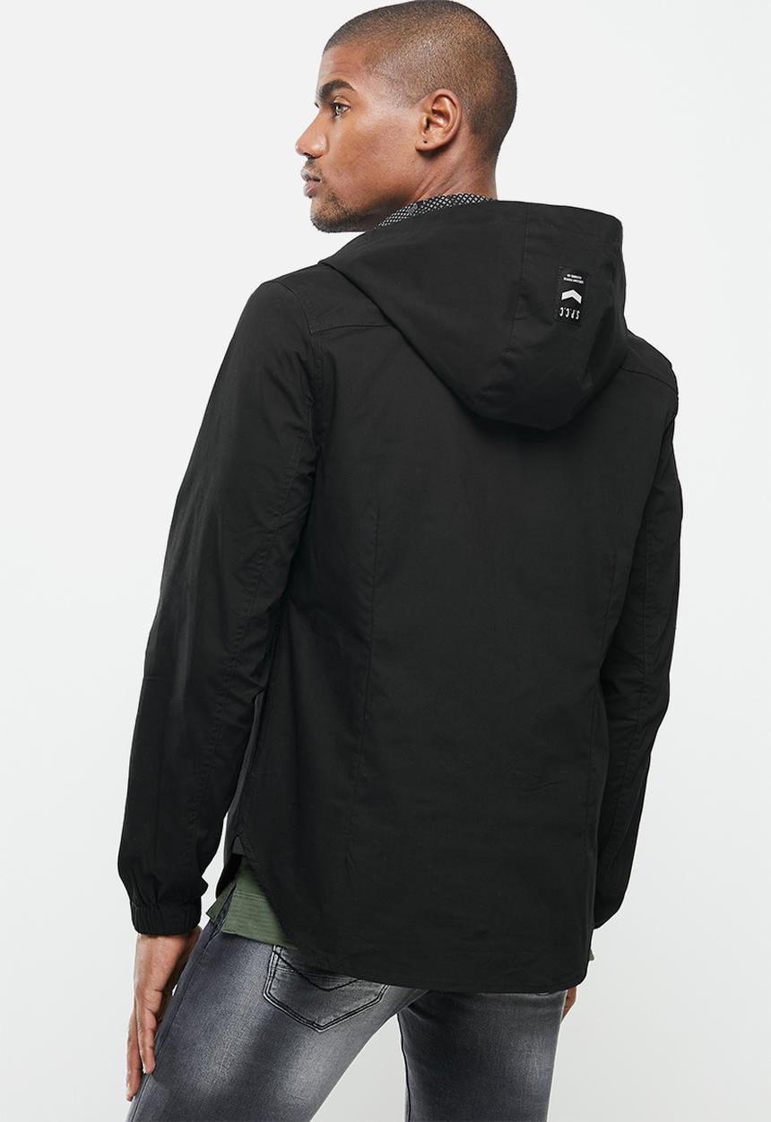 S.P.C.C - Windsor zip through jacket - black