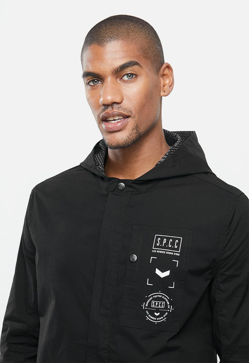 S.P.C.C - Windsor zip through jacket - black