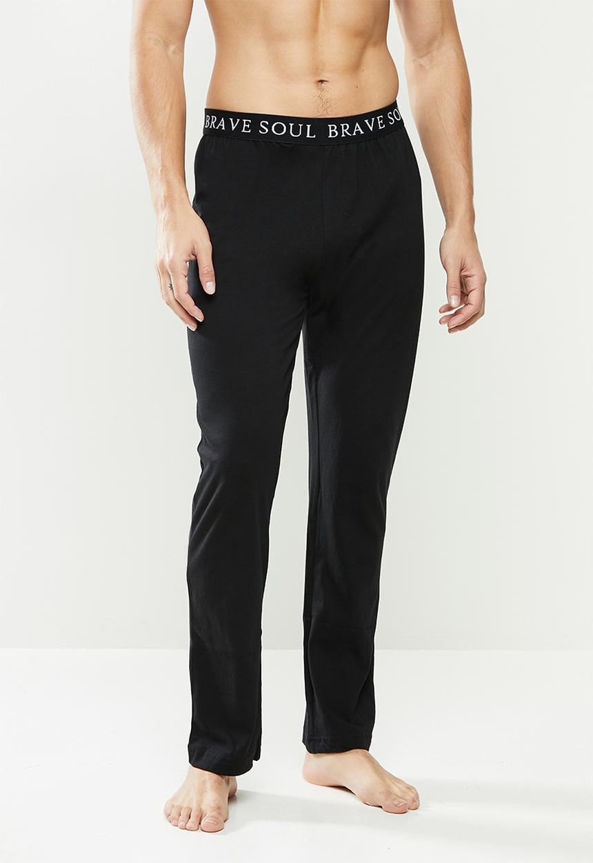 Brave Soul - Keith loungewear pants - black 