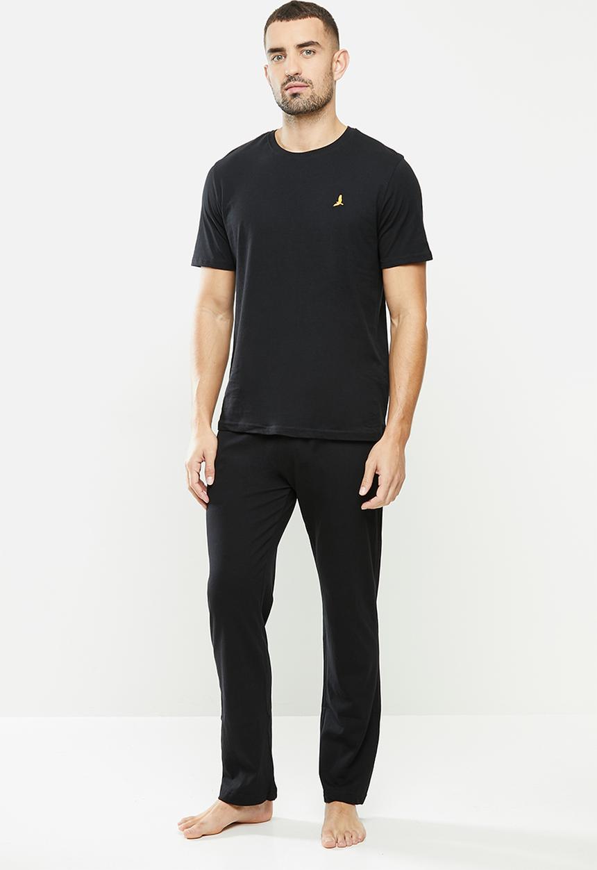 Brave Soul - Keith loungewear pants - black 
