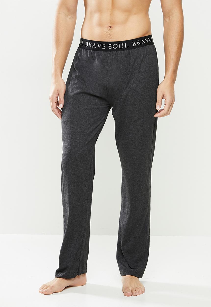 Brave Soul - Keith loungewear pants - charcoal 
