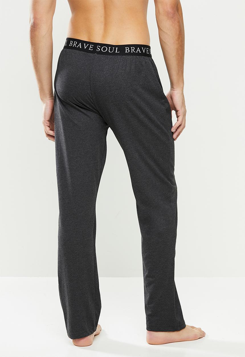 Brave Soul - Keith loungewear pants - charcoal 