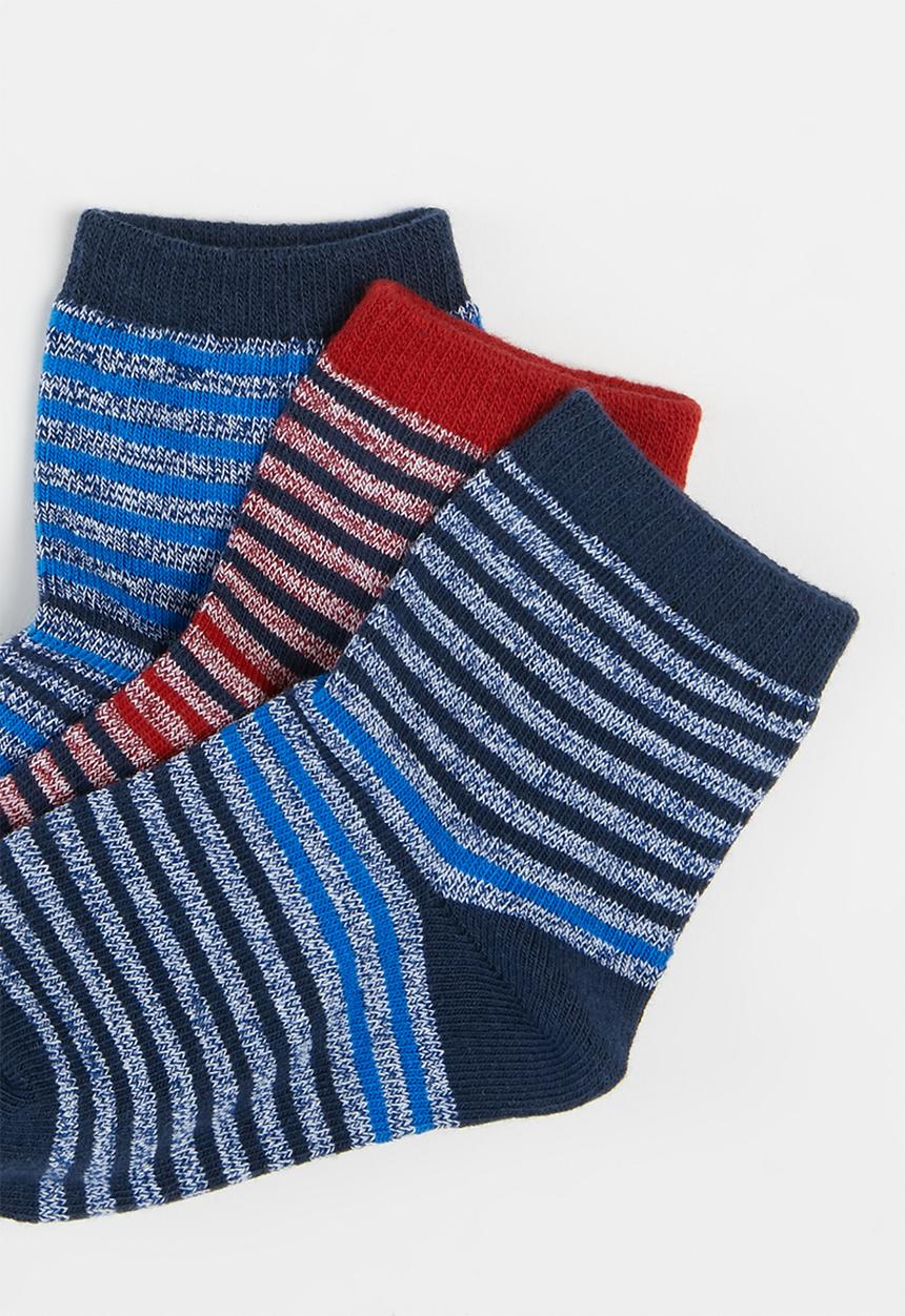 MINOTI - Boys 3 pack ankle socks -  multi