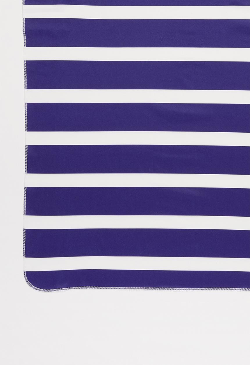 Pop Candy - Boys beanie & receiving blanket set - navy & white