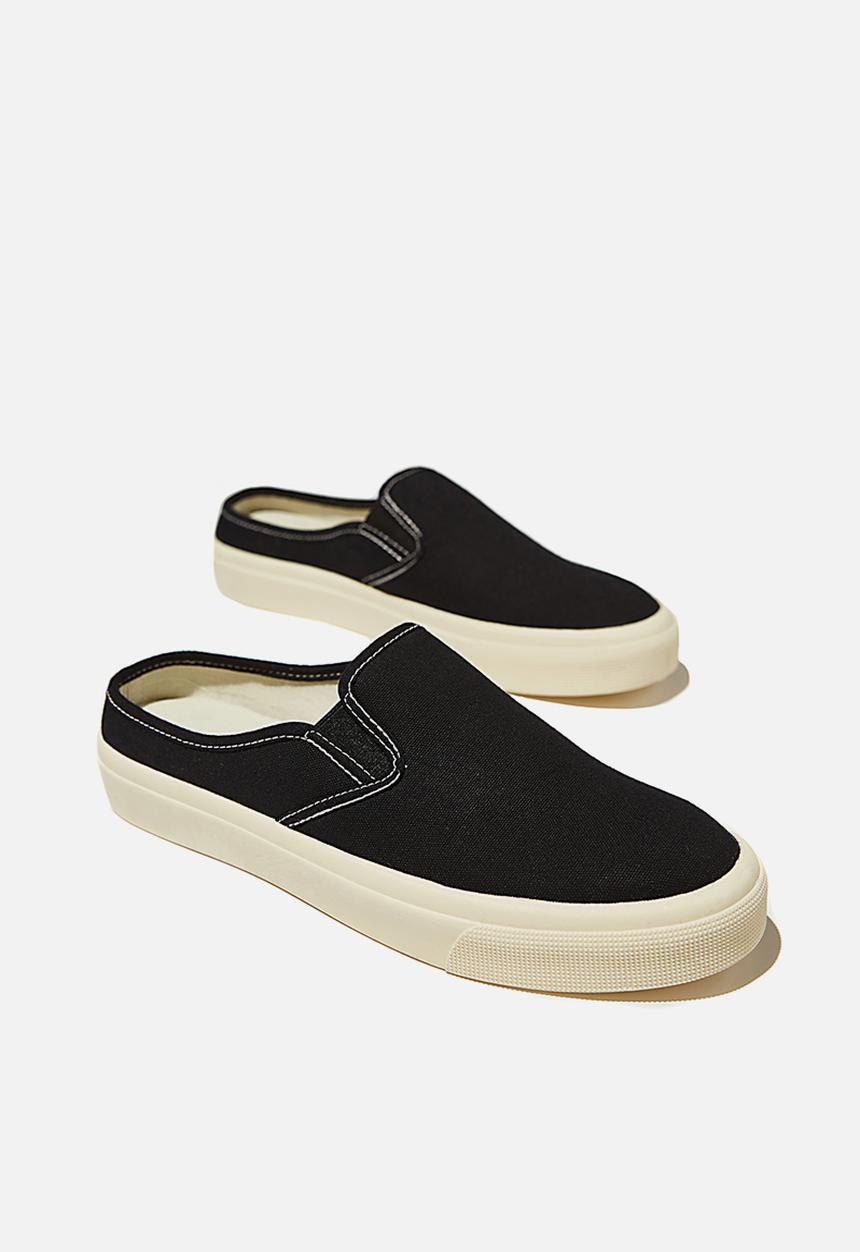 Cotton On - Miller slip on mule - black