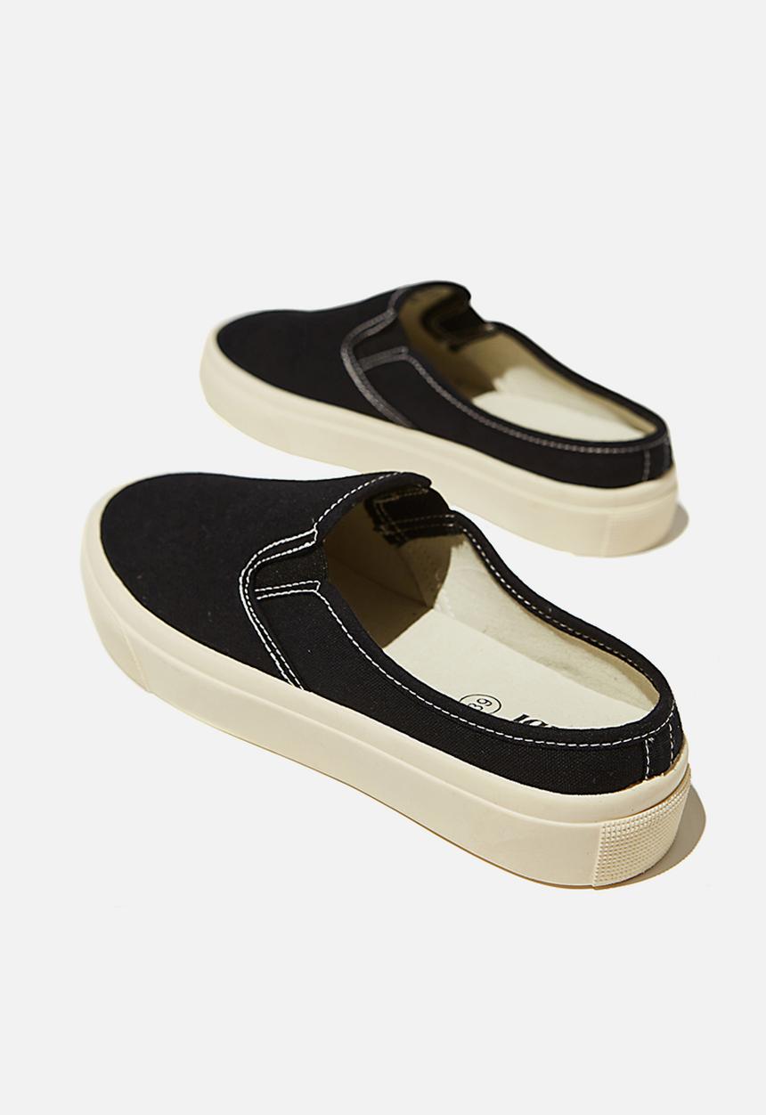 Cotton On - Miller slip on mule - black