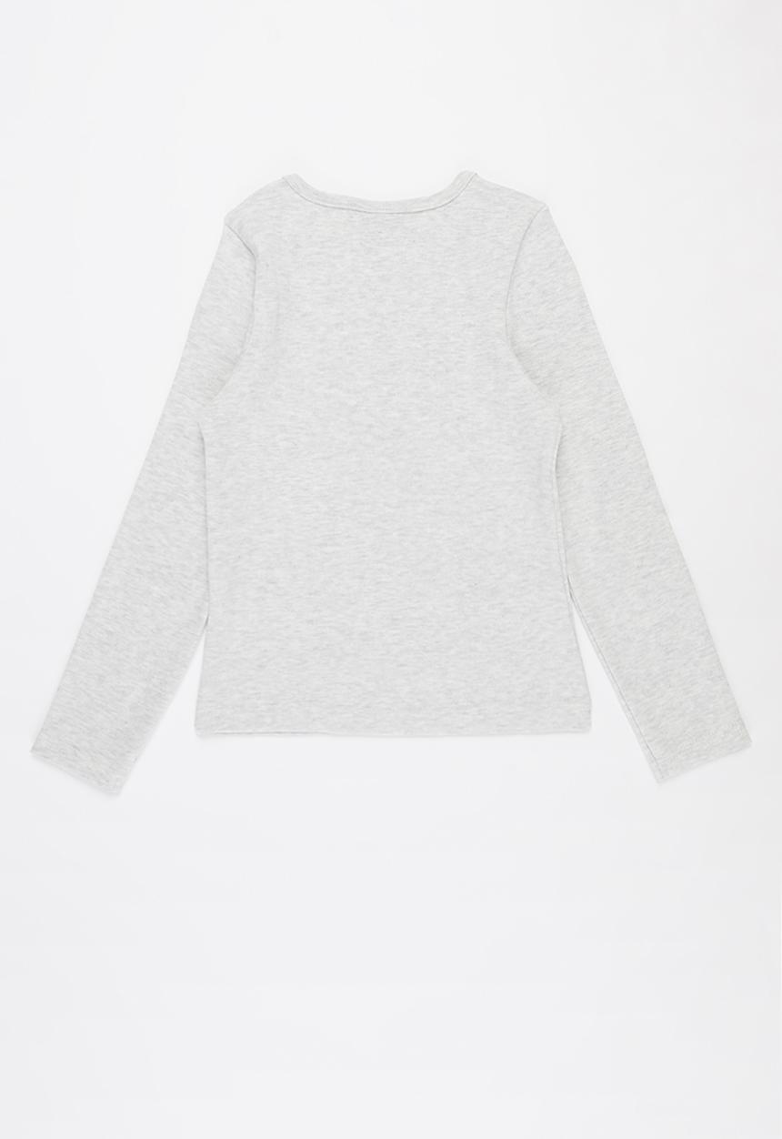 Rebel Republic - Girls long sleeve tee - grey