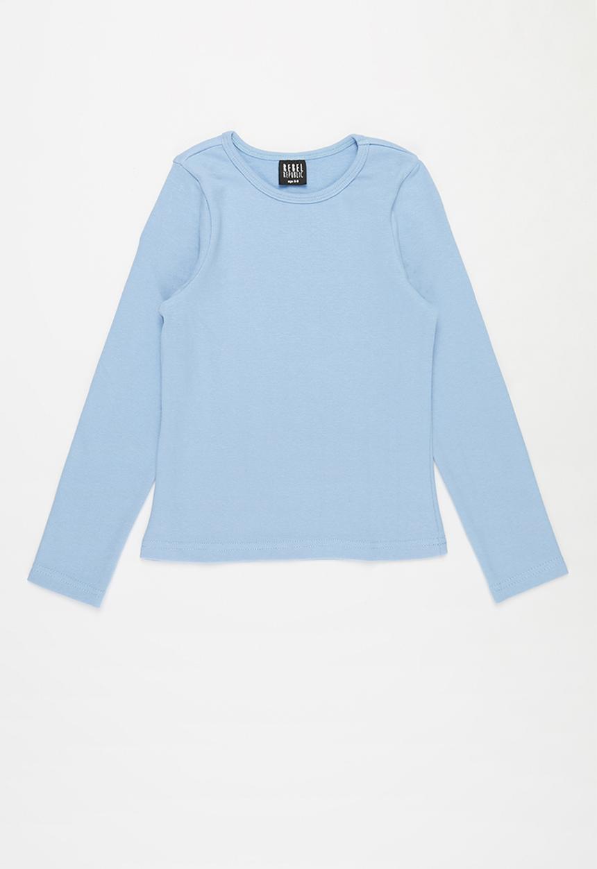 Rebel Republic - Girls long sleeve tee - blue