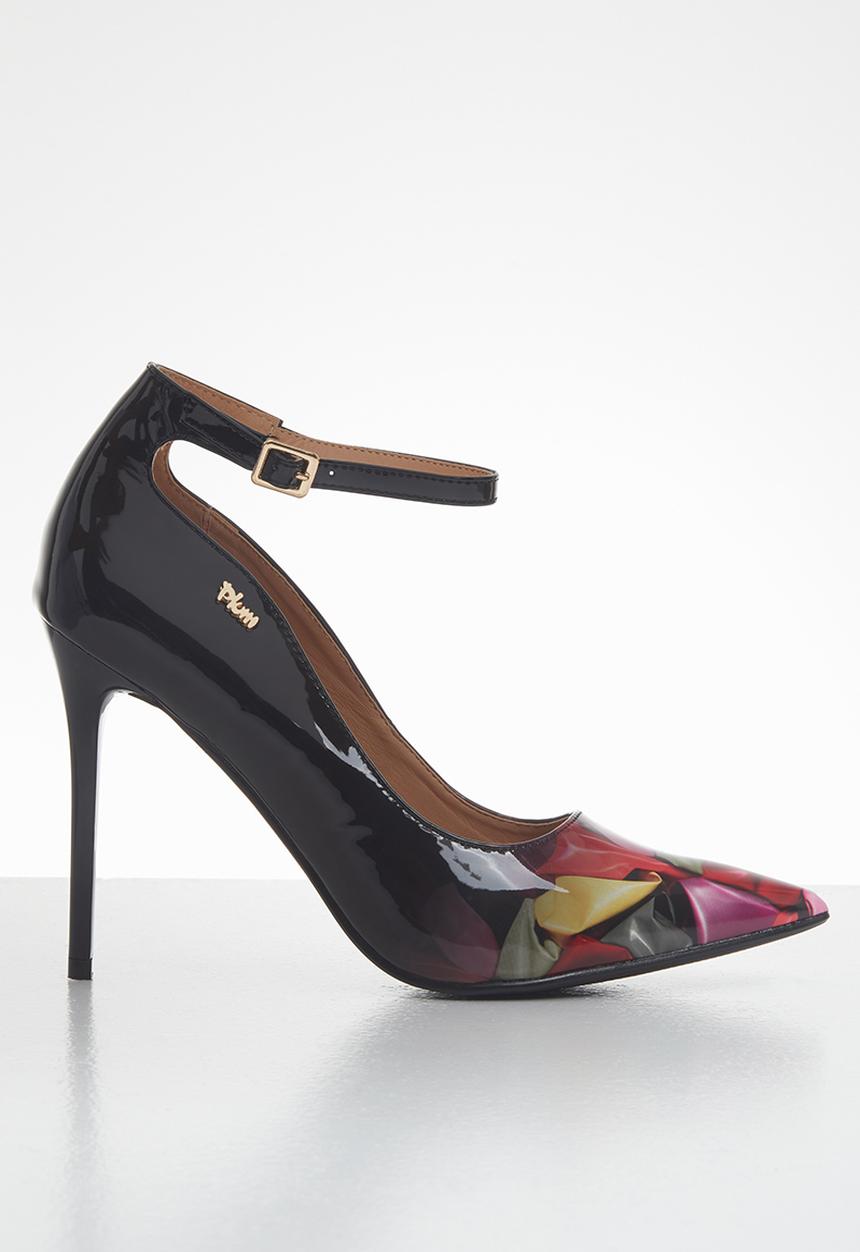 Plum - Gianna ankle strap court - multi 
