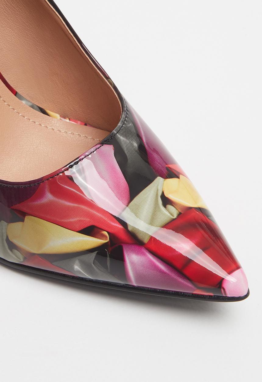 Plum - Gianna ankle strap court - multi 