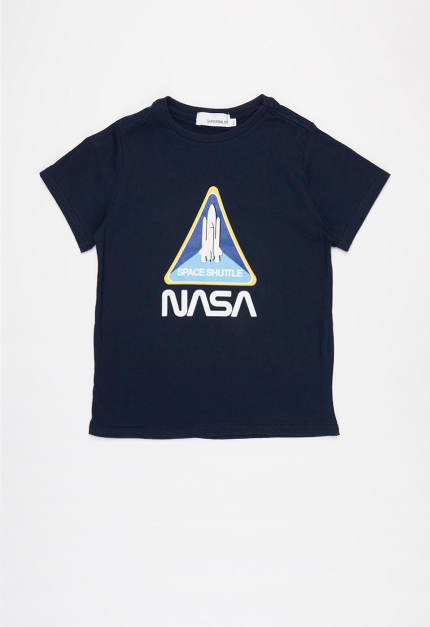 Superbalist - Nasa boys printed tee - navy