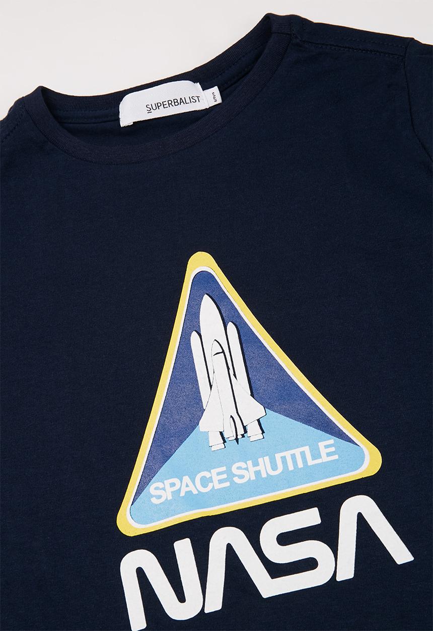 Superbalist - Nasa boys printed tee - navy