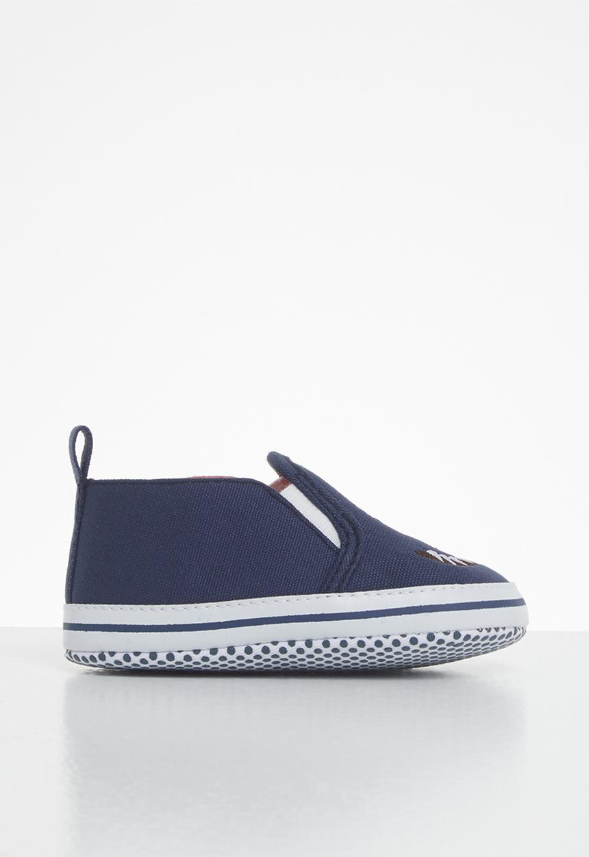 Pop Candy - Boys monster slip on - navy