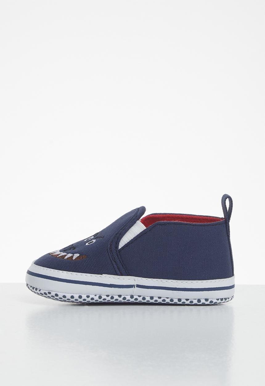 Pop Candy - Boys monster slip on - navy
