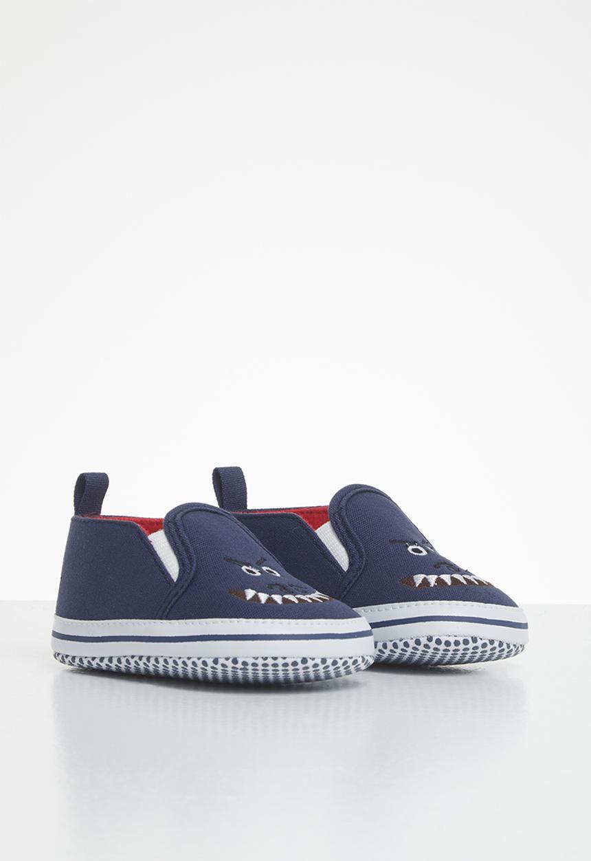 Pop Candy - Boys monster slip on - navy