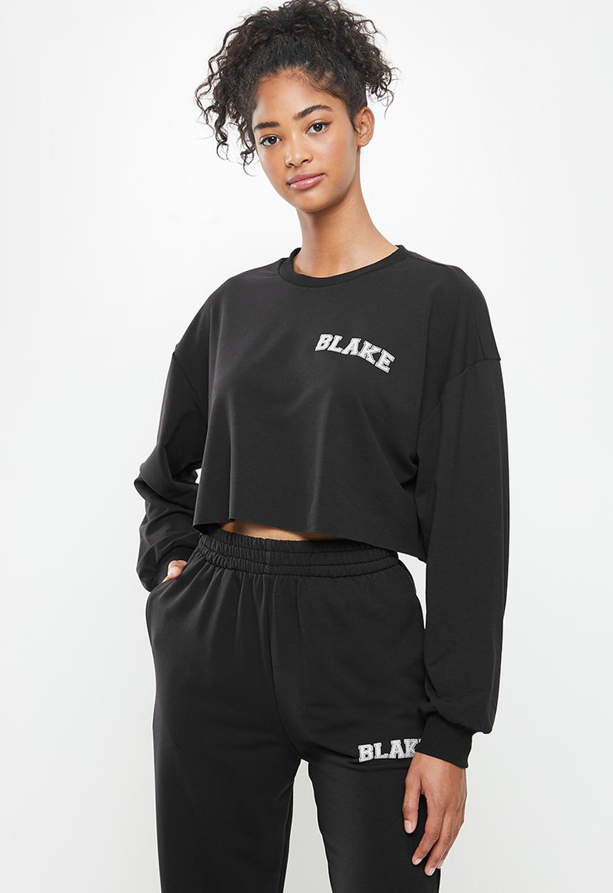 Blake - Cropped sweater - black