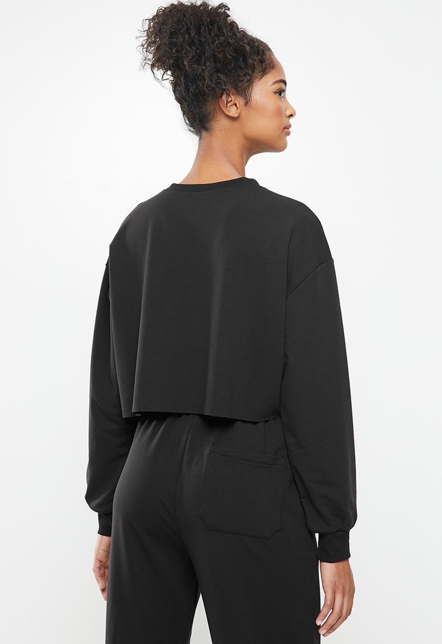 Blake - Cropped sweater - black