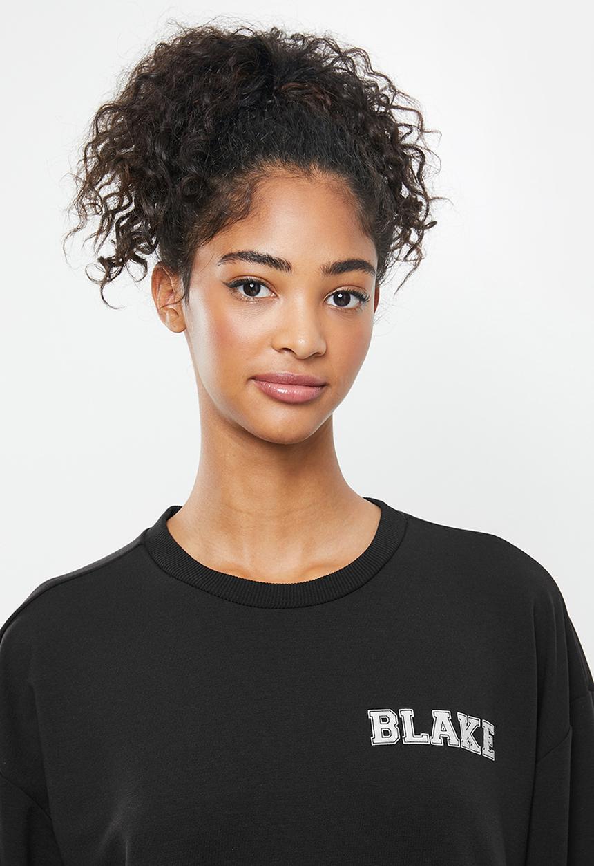 Blake - Cropped sweater - black