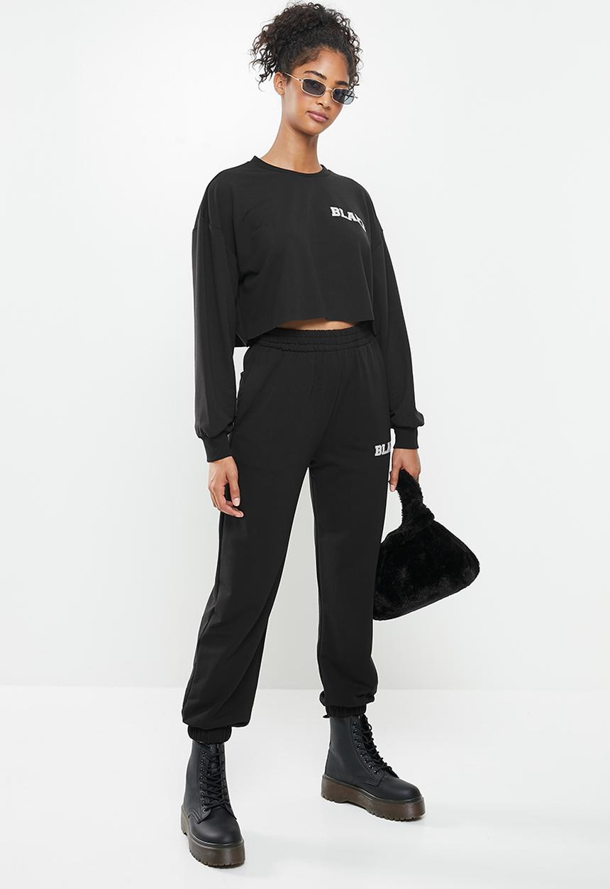 Blake - Cropped sweater - black
