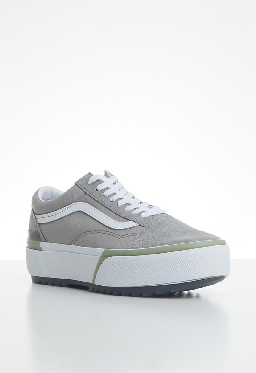 Vans - UA old skool stacked - (pastel) drizzle/true white