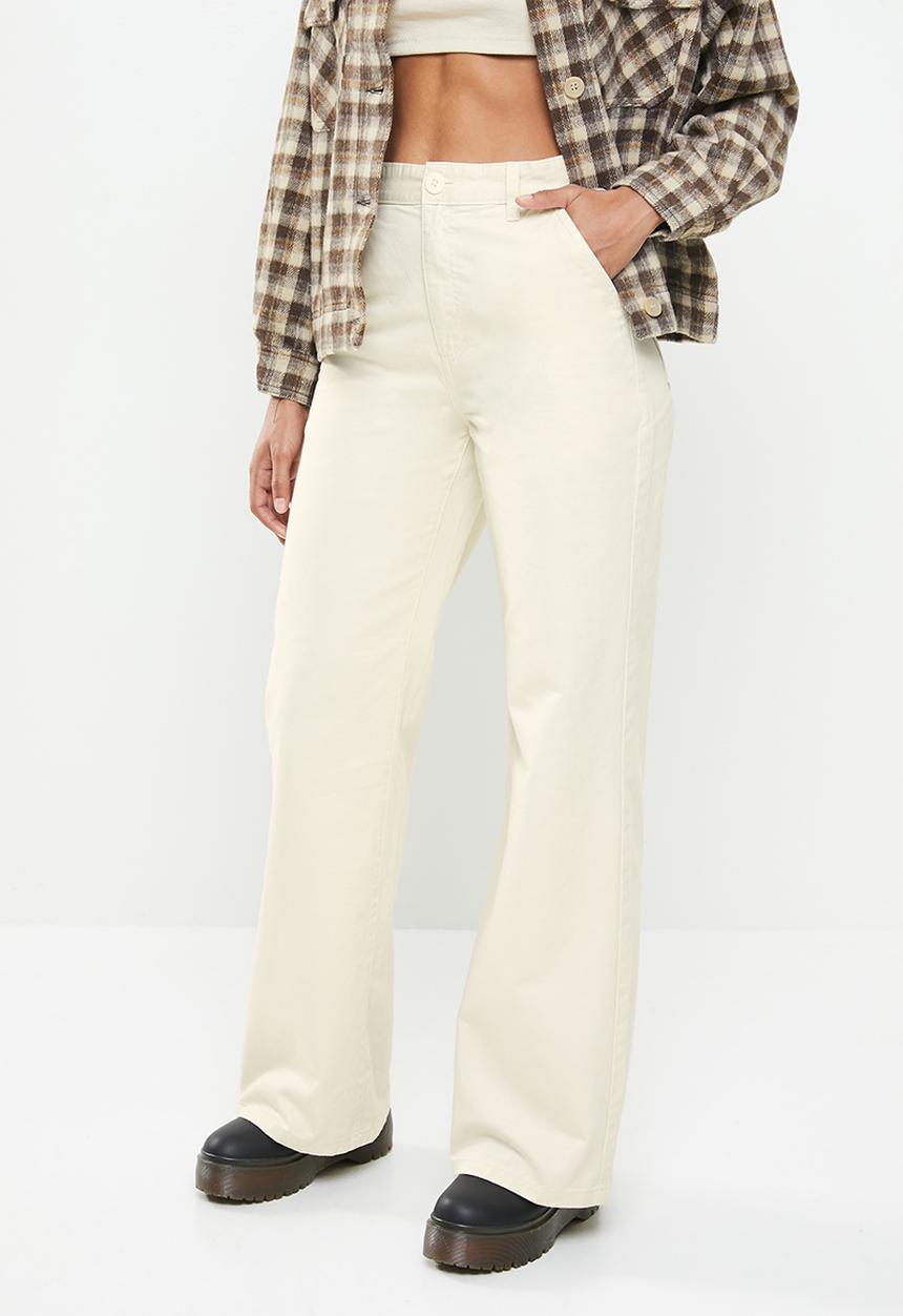 Cotton On - Parker long straight pants - neutral