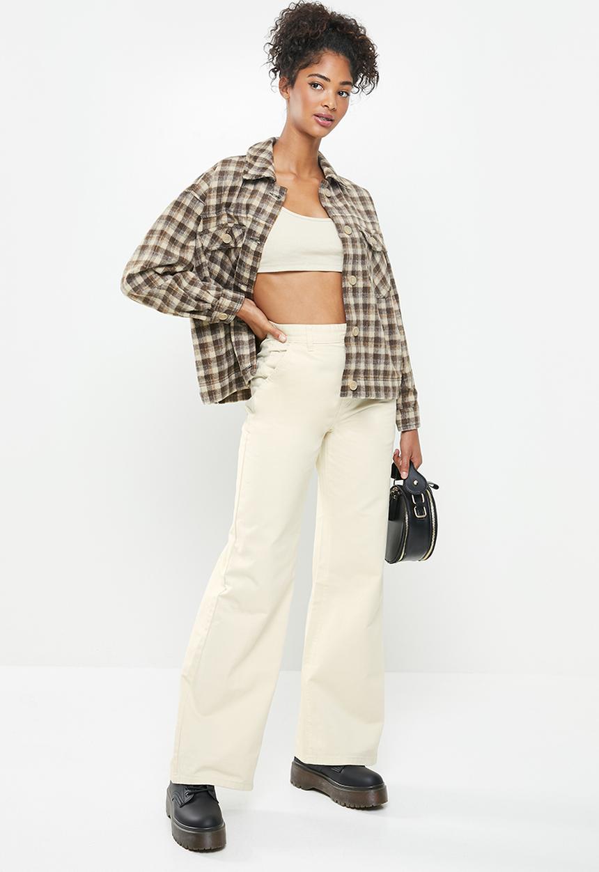 Cotton On - Parker long straight pants - neutral