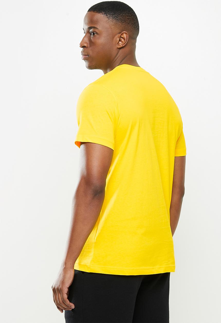 adidas Performance - Bl sj T-shirt - yellow & white