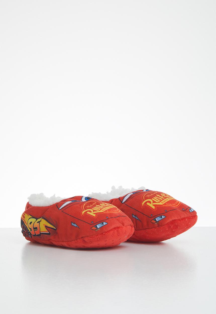 Character Group - Cars sherpa slippers - red