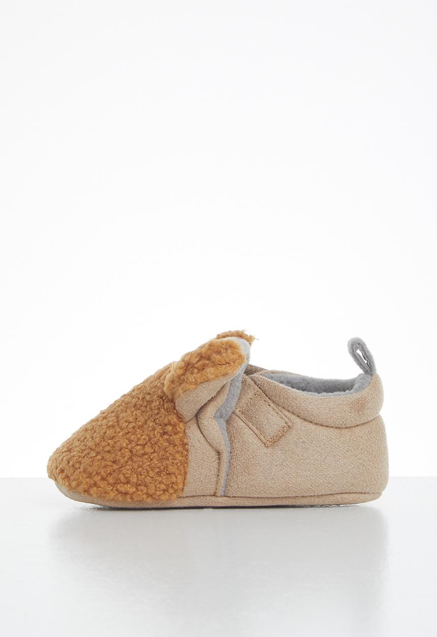 Pop Candy - Boys bear slipper - brown