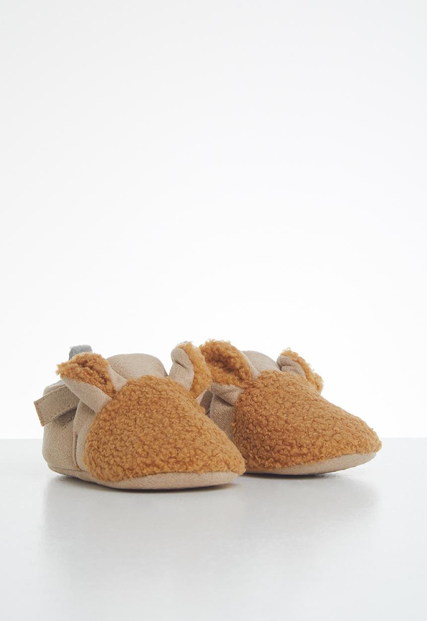 Pop Candy - Boys bear slipper - brown