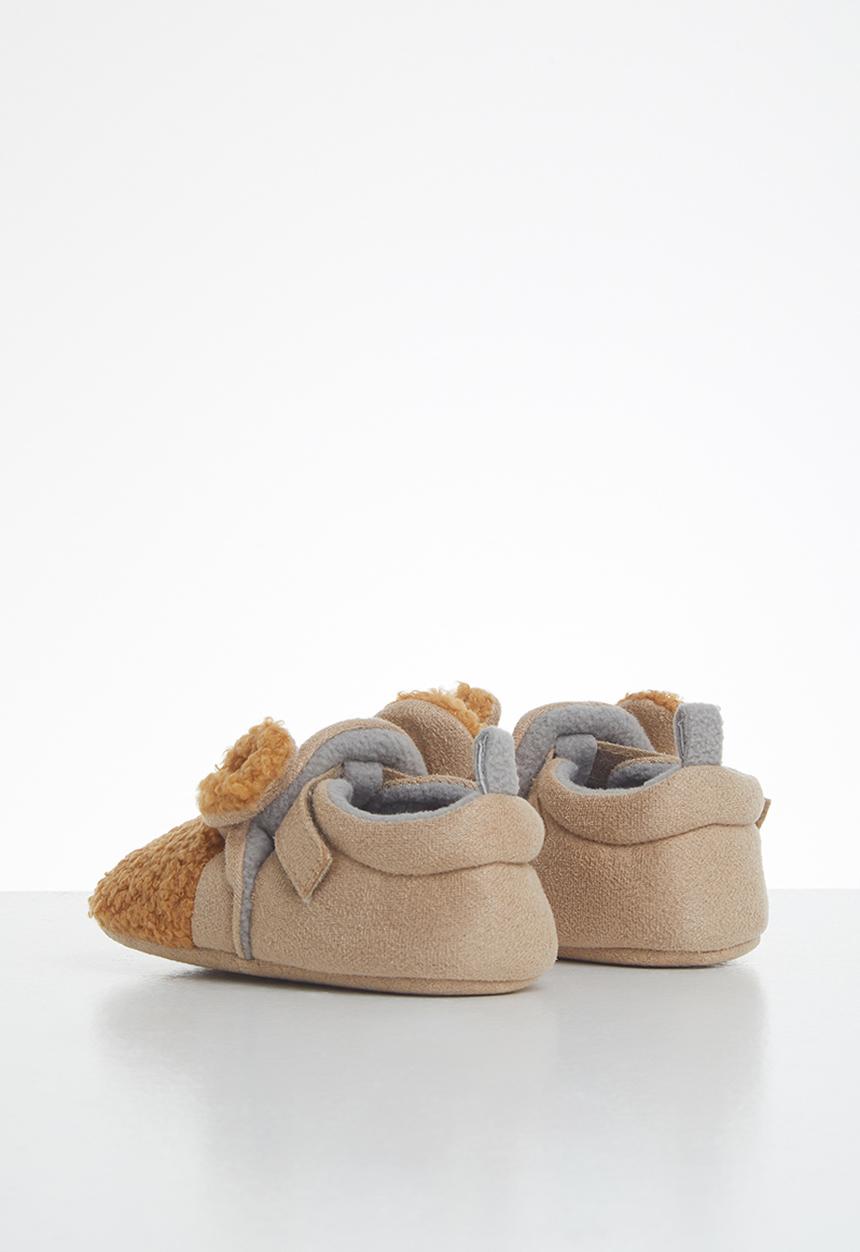 Pop Candy - Boys bear slipper - brown