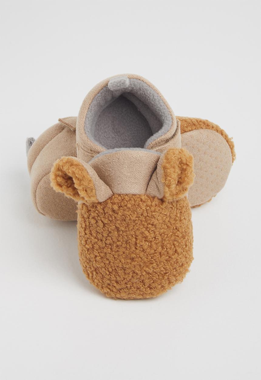Pop Candy - Boys bear slipper - brown