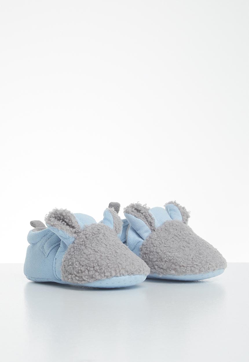 Pop Candy - Boys bear slipper - blue