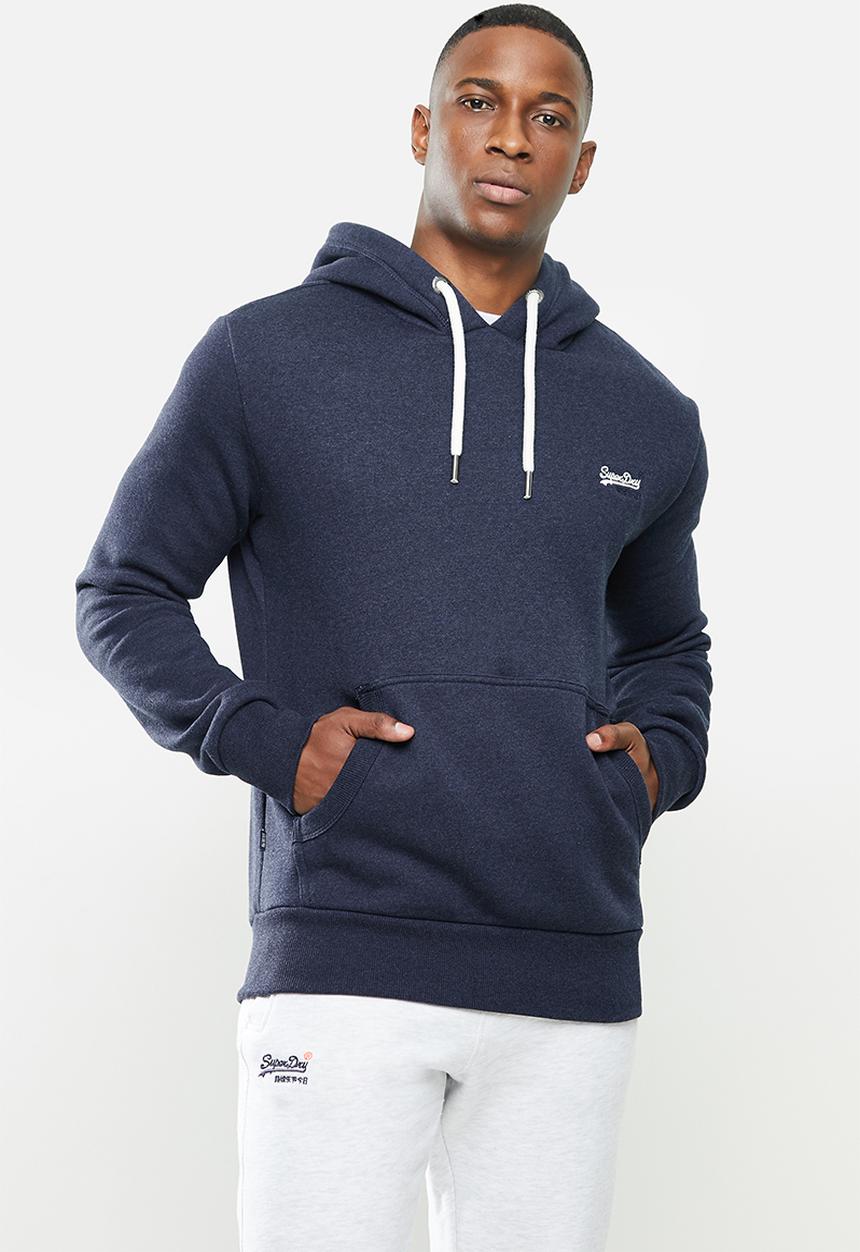 Superdry. - Ol classic hoodie - navy 