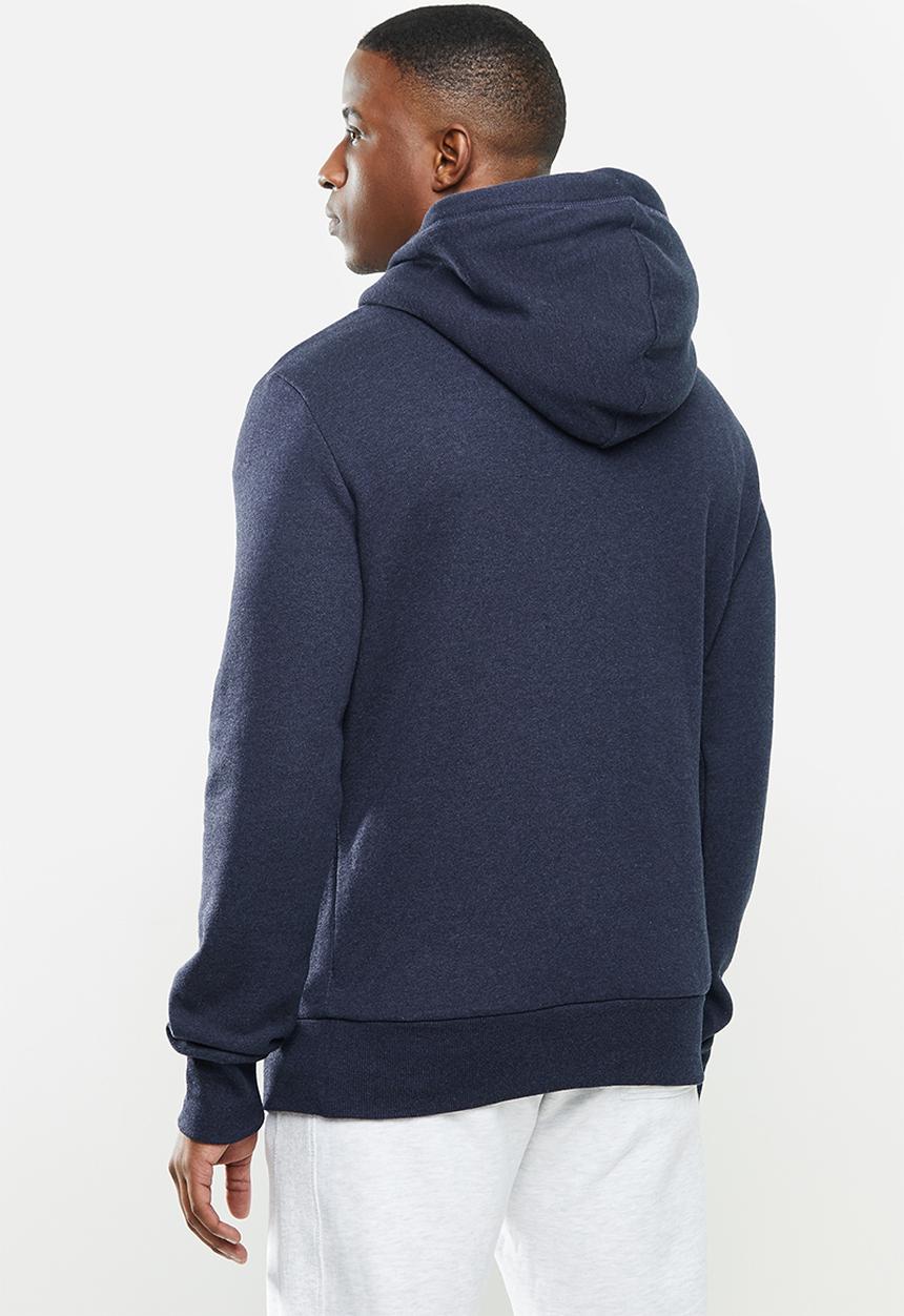 Superdry. - Ol classic hoodie - navy 
