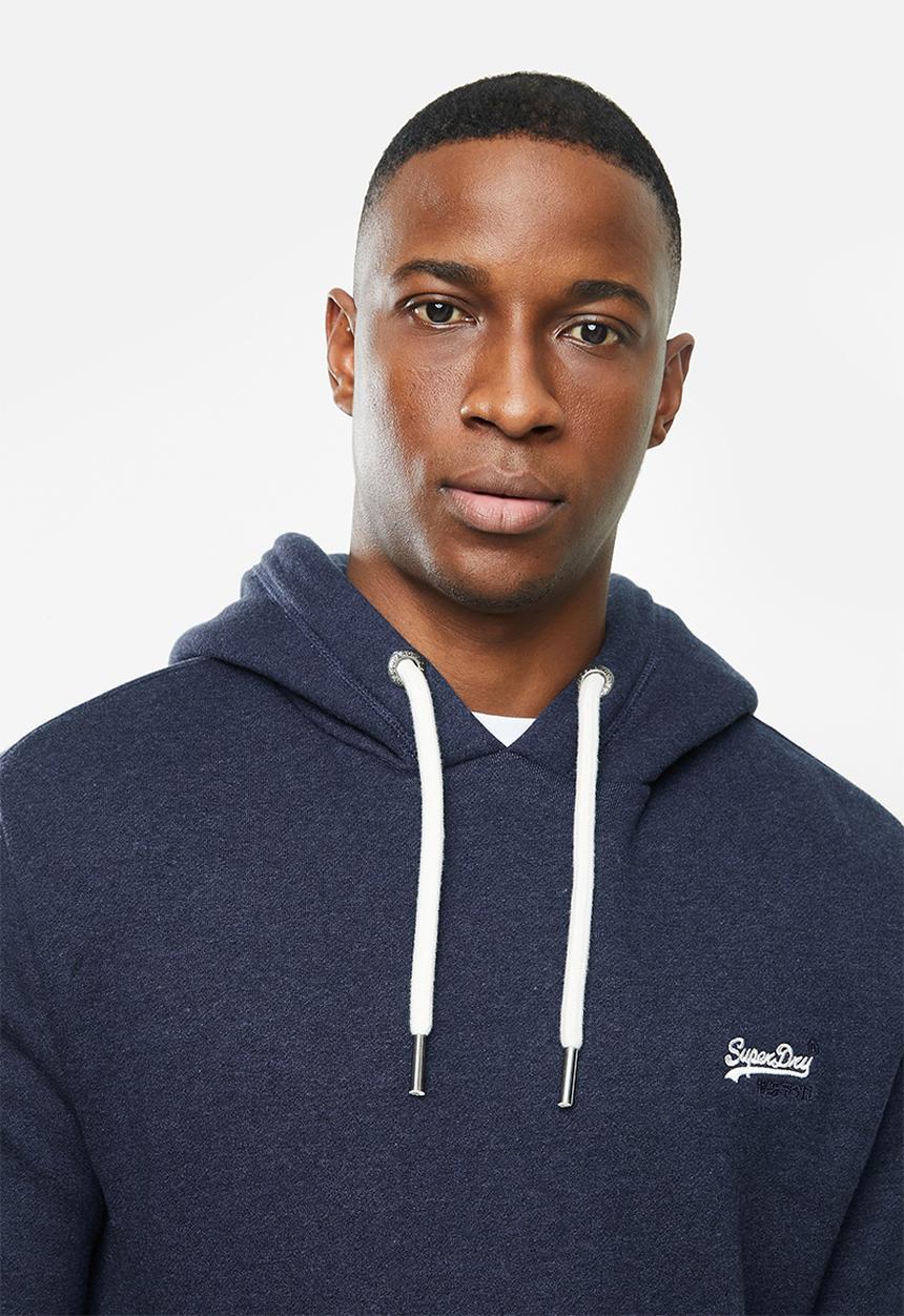 Superdry. - Ol classic hoodie - navy 