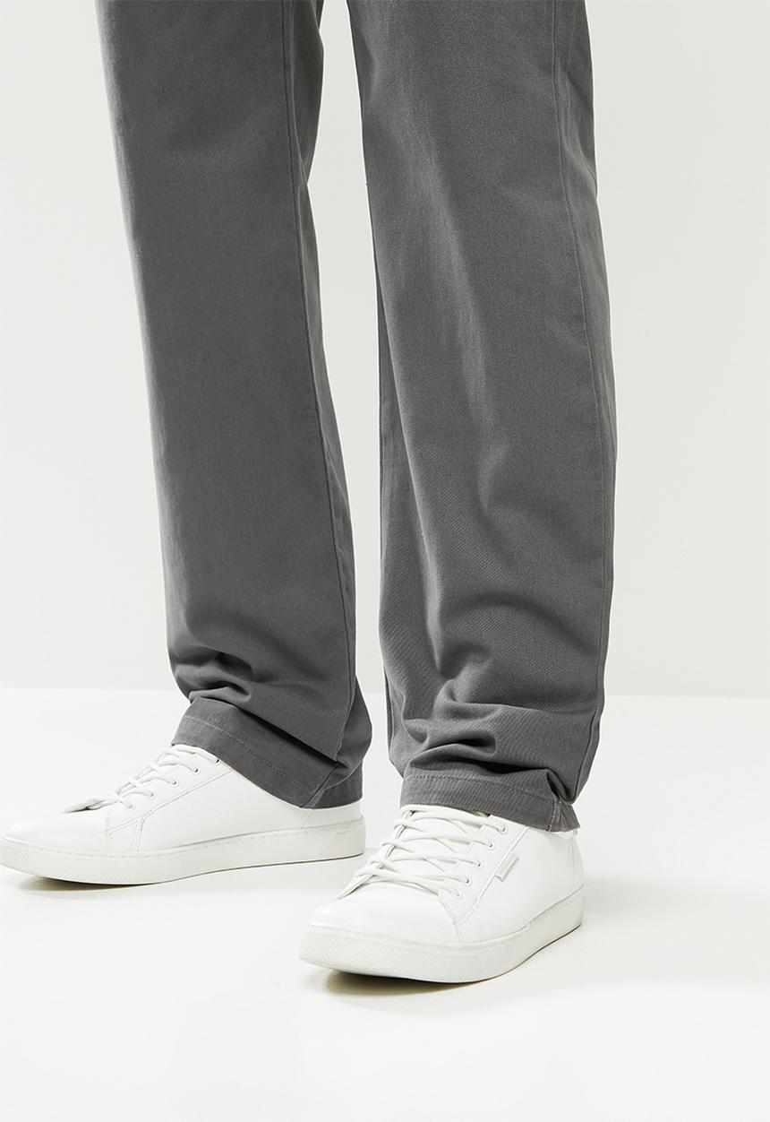 SOVIET - Voyger 5 pocket chino - charcoal