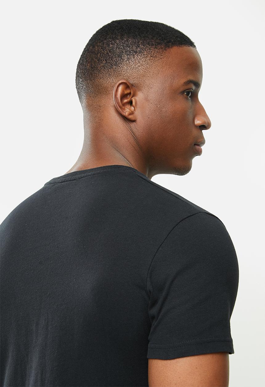 Superdry. - Vl outline pop tee - black