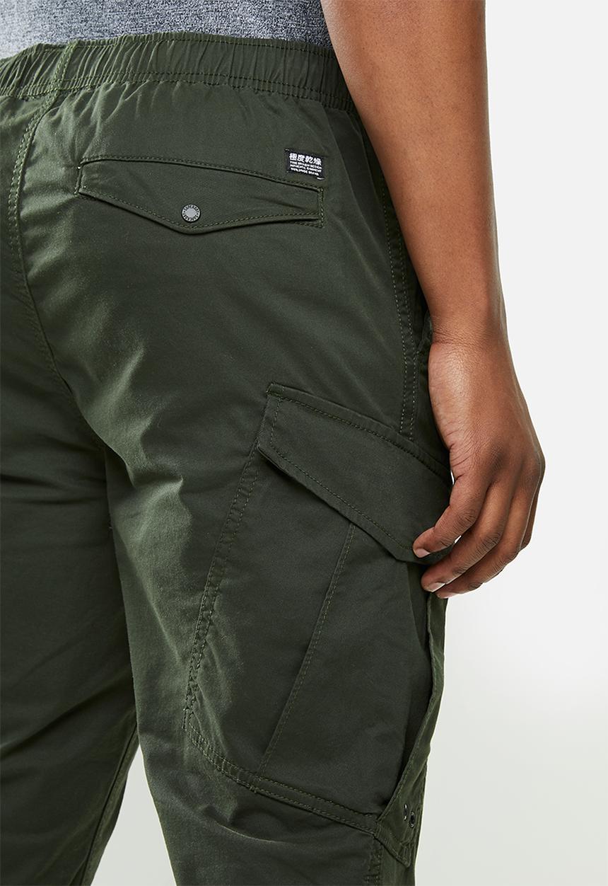 Superdry. - Worldwide cargo pant - olive 