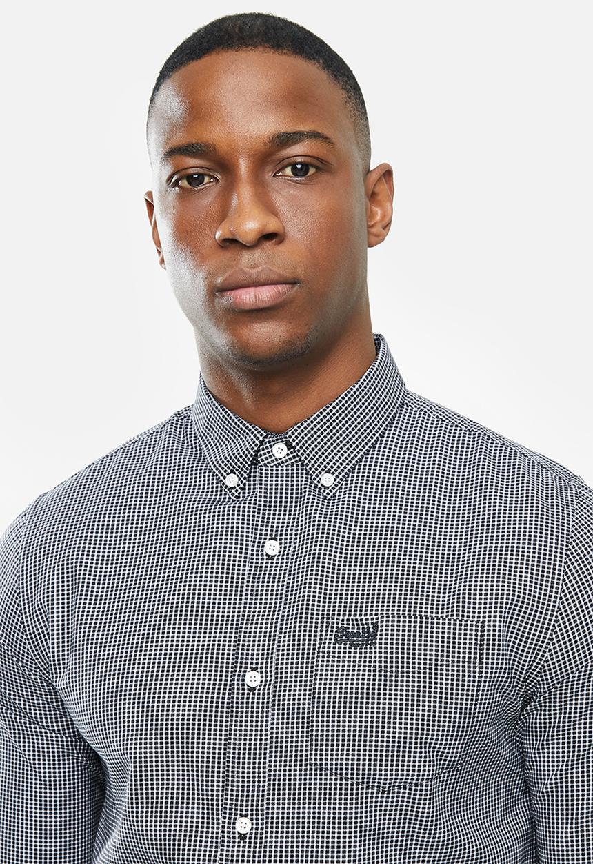 Superdry. - Classic university oxford - black