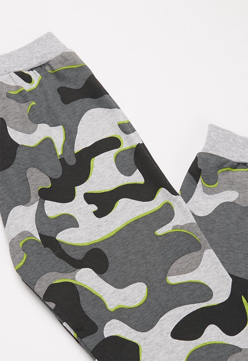 Pop Candy - Boys dino tee & camo pants set - multi 